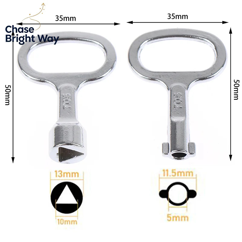 Triangle Socket Key – Zinc Alloy Cabinet & Panel Wrench