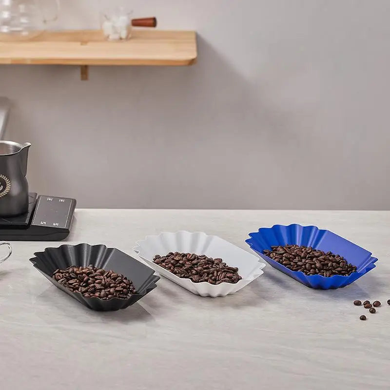 Oval Plastic Coffee Bean Display Tray – Reusable Serving Tray