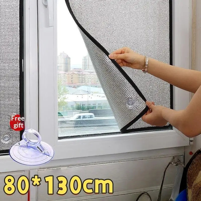Aluminum Foil Window Film – Anti-UV Static Cling Sun Shade