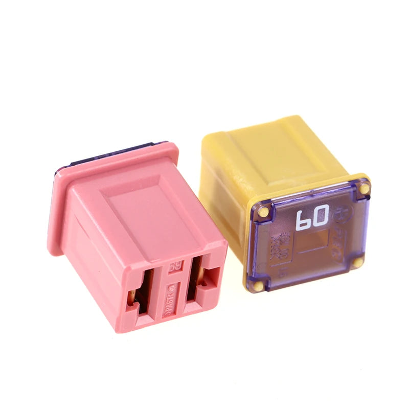 Square Automotive Car Fuse 20A–60A | Waterproof Mini Fuse