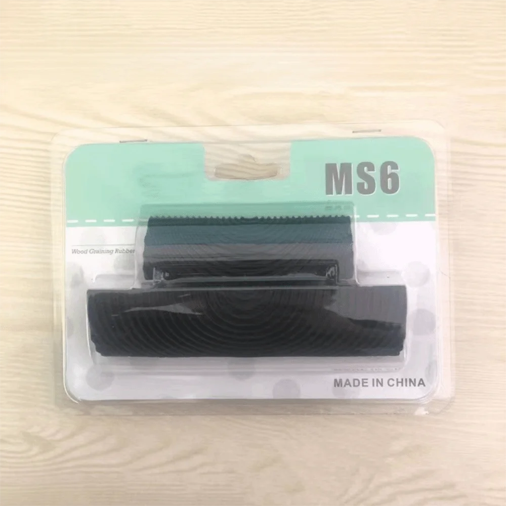 Rubber Wood Grain Roller Tool – Reusable DIY Graining Brush