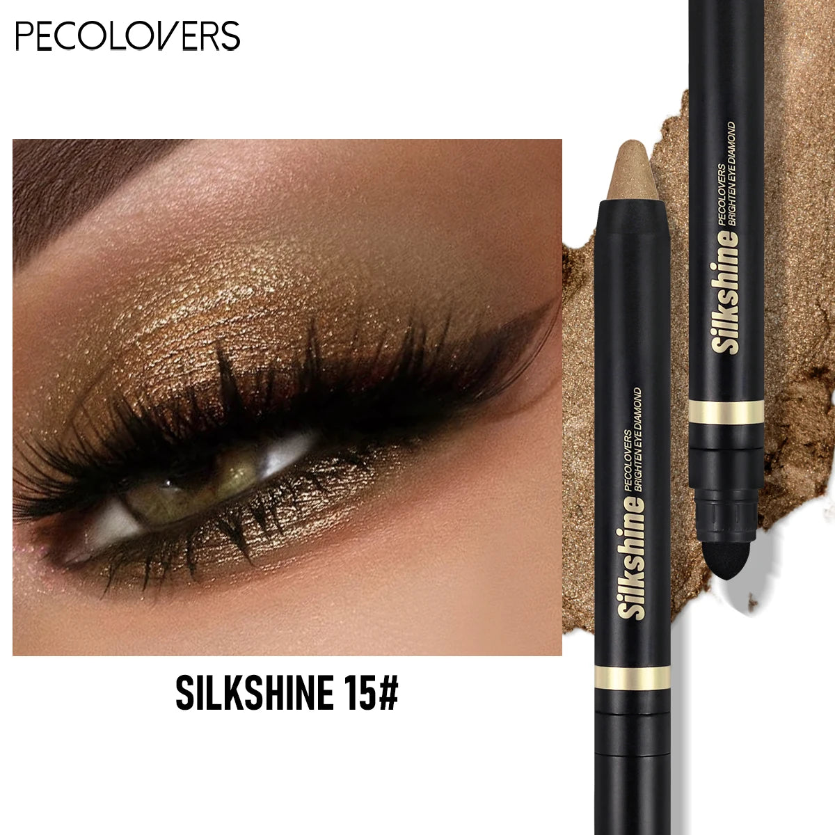 Pearly Multicolored Eyeshadow Stick – Sparkle & Long-Lasting