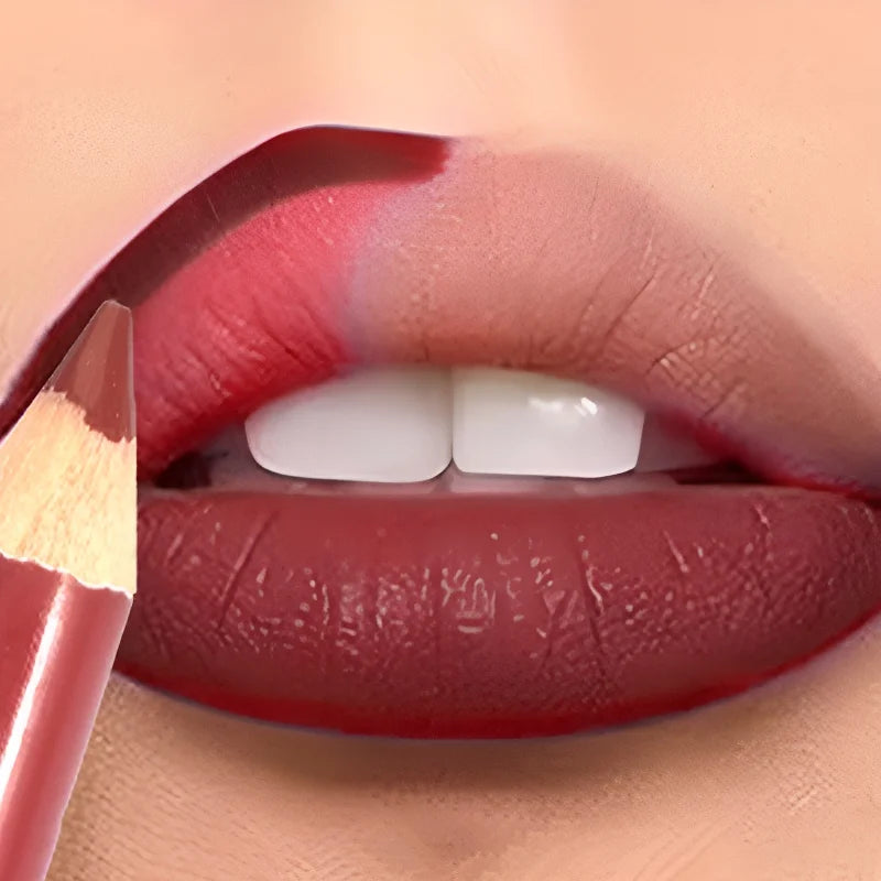 Waterproof Matte Lip Liner Pencil | 28 Shades, Long-Lasting
