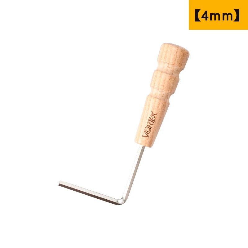 Guitar Truss Rod Wrench 4mm & 5mm Wooden Handle Hex Key