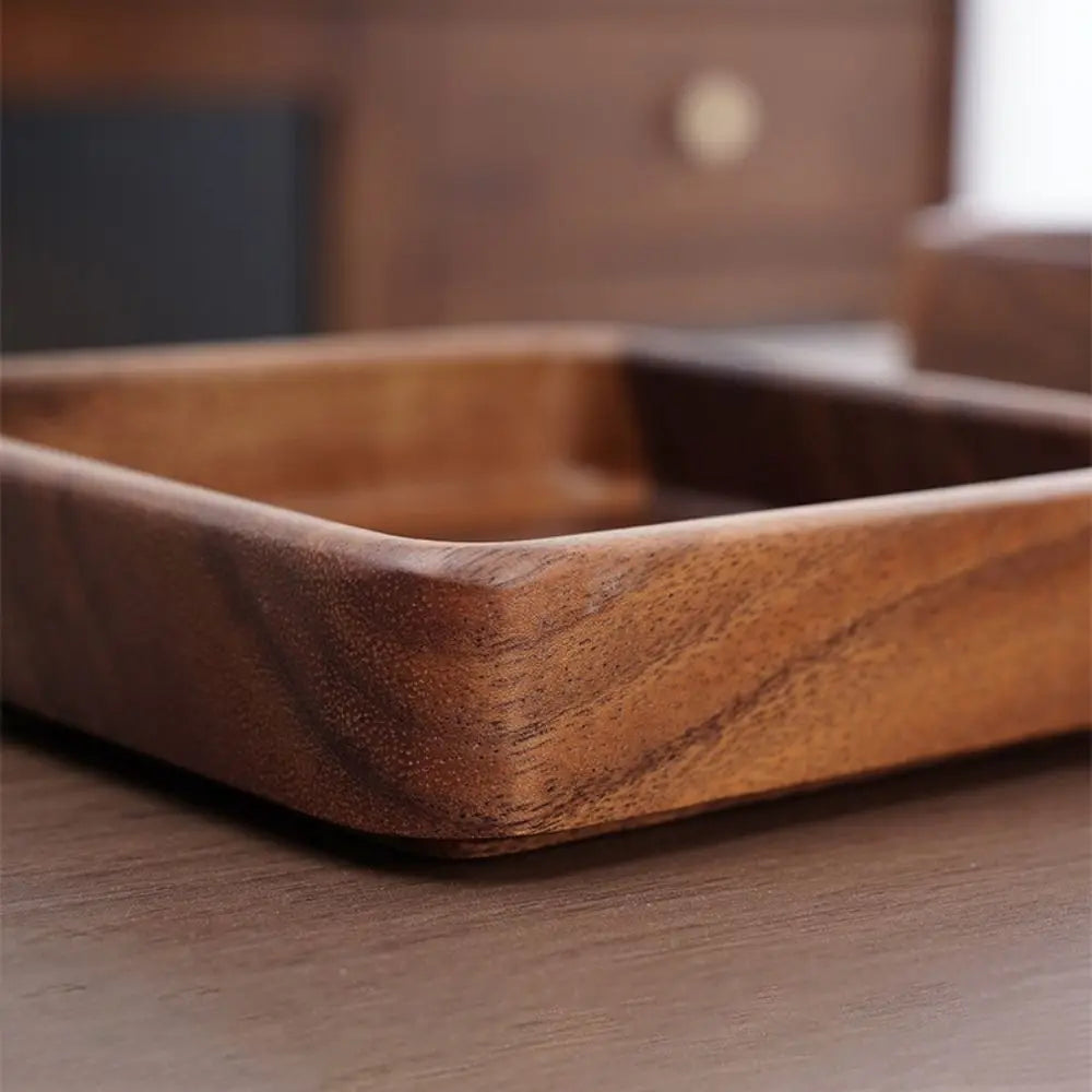 Japanese Stackable Wooden Snack & Candy Serving Tray