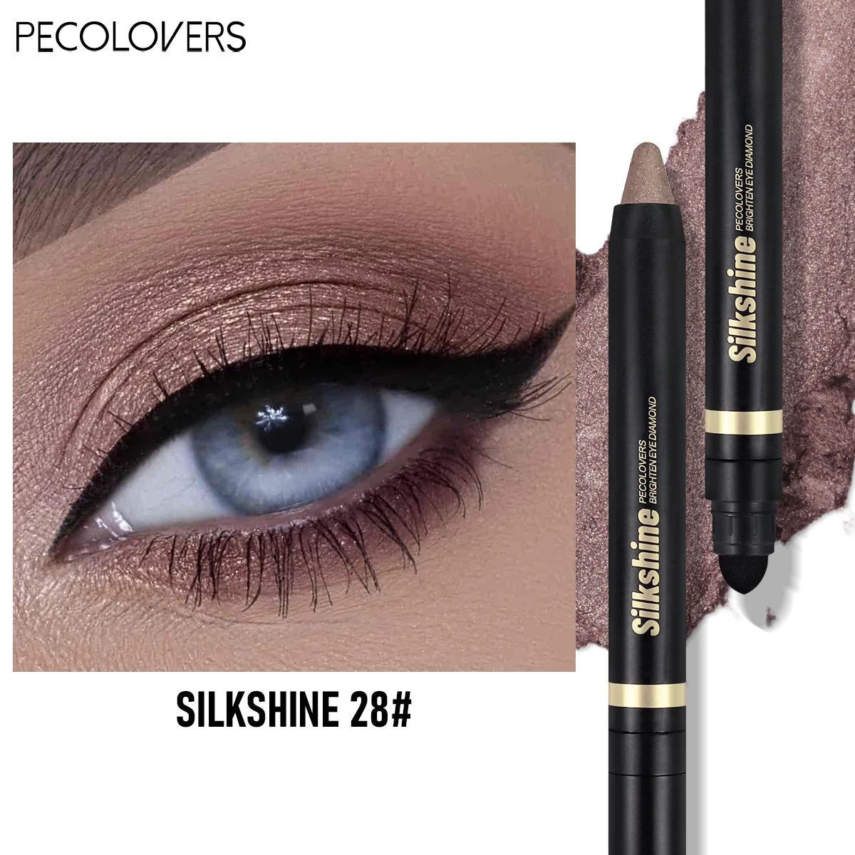 Pearly Multicolored Eyeshadow Stick – Sparkle & Long-Lasting
