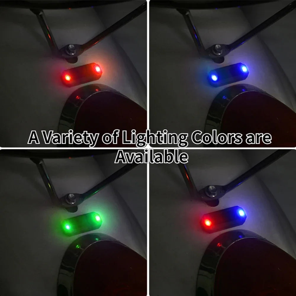 Solar LED Strobe Warning Light – IP65 Waterproof Auto-On