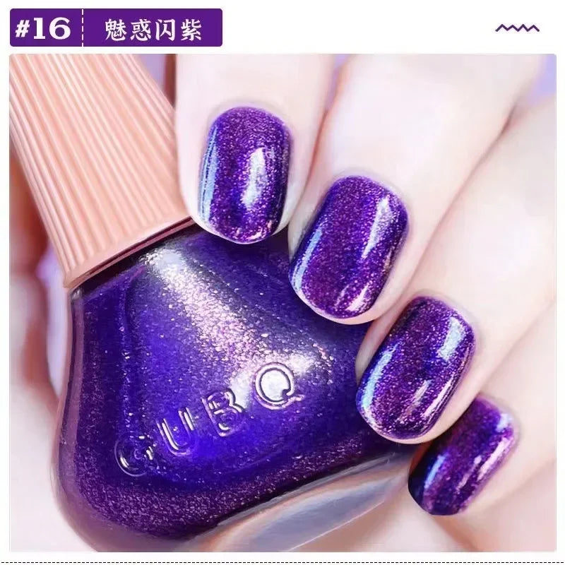 Handaiyan Shimmer Nail Polish – Quick Dry, 45 Colors, 12ml