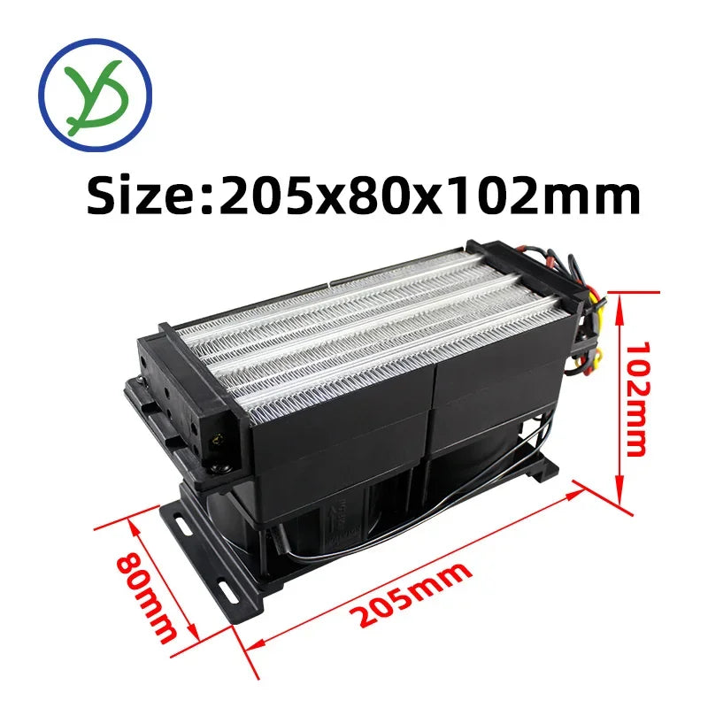 750W 220V Industrial PTC Fan Heater – Incubator & Equipment