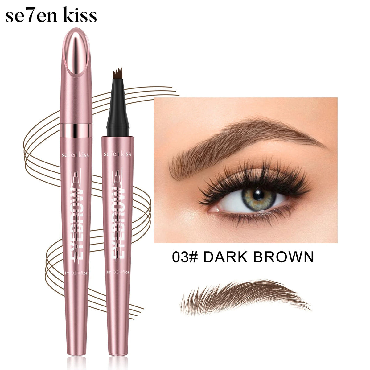 SAMMY 4-in-1 Waterproof Eyebrow Pencil – Long-Lasting Brows