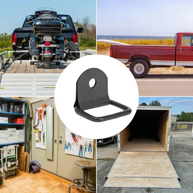 D-Shape Tie Down Anchor Ring – Iron Cargo Hook for Trucks & Trailers
