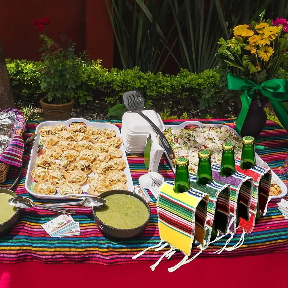 Mini Sombrero Hats & Beer Poncho Covers | Fiesta Party Decor