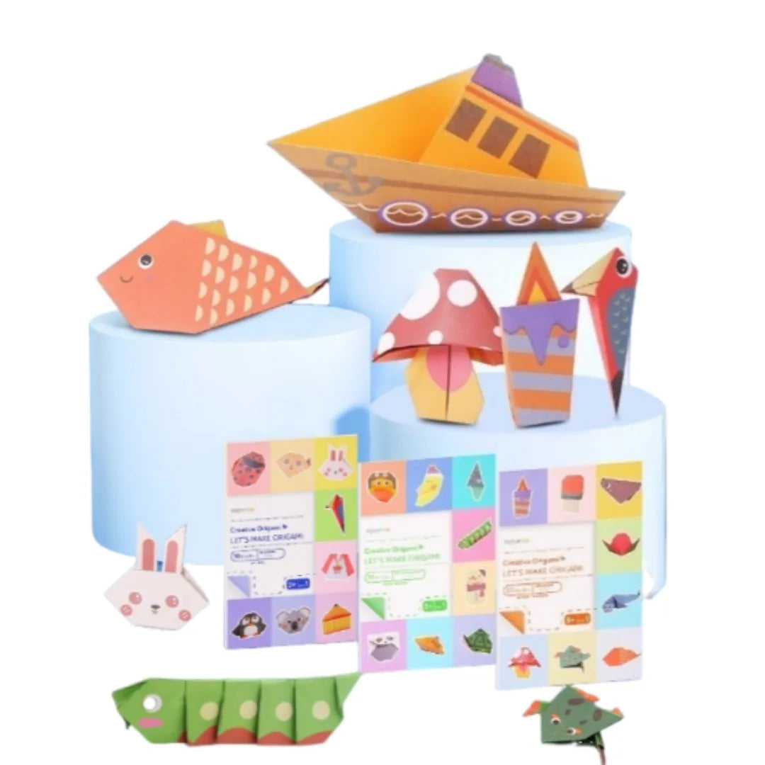 Origami Kit for Kids – 30 Sheets & Guiding Book | DIY Crafts