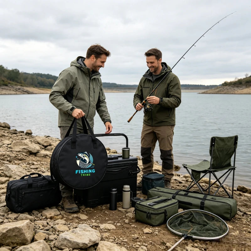 Foldable Fishing Net Storage Bag – Large Oxford Fabric Tote