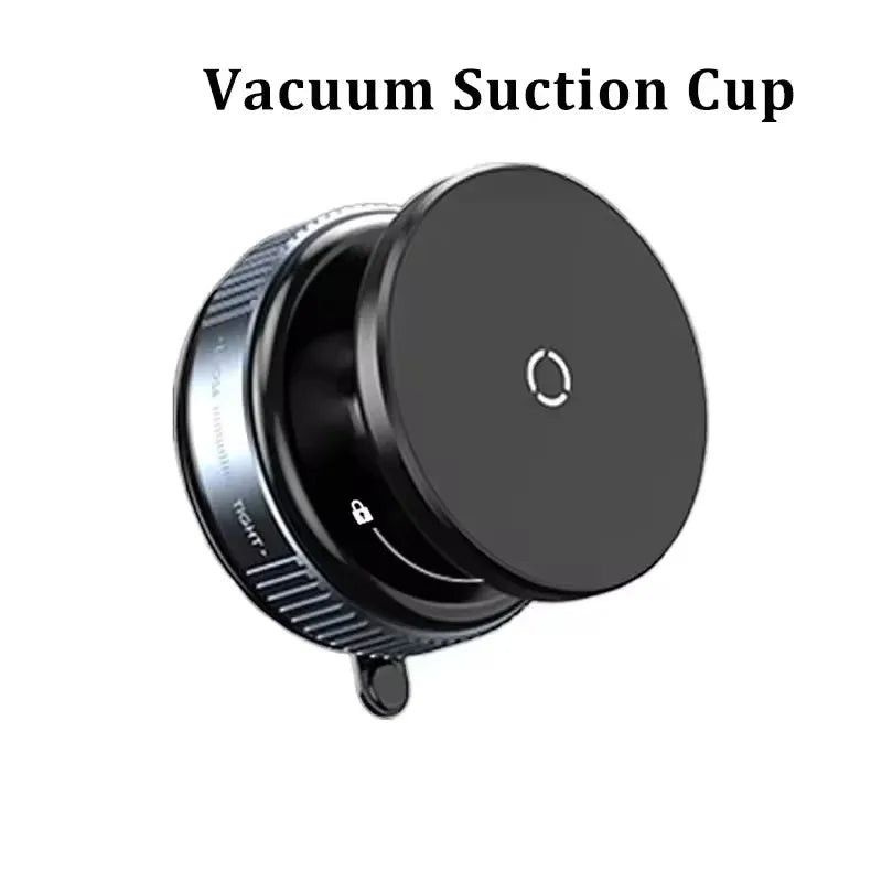 Magnetic Car Phone Mount – 360° Foldable Vacuum Suction Holder
