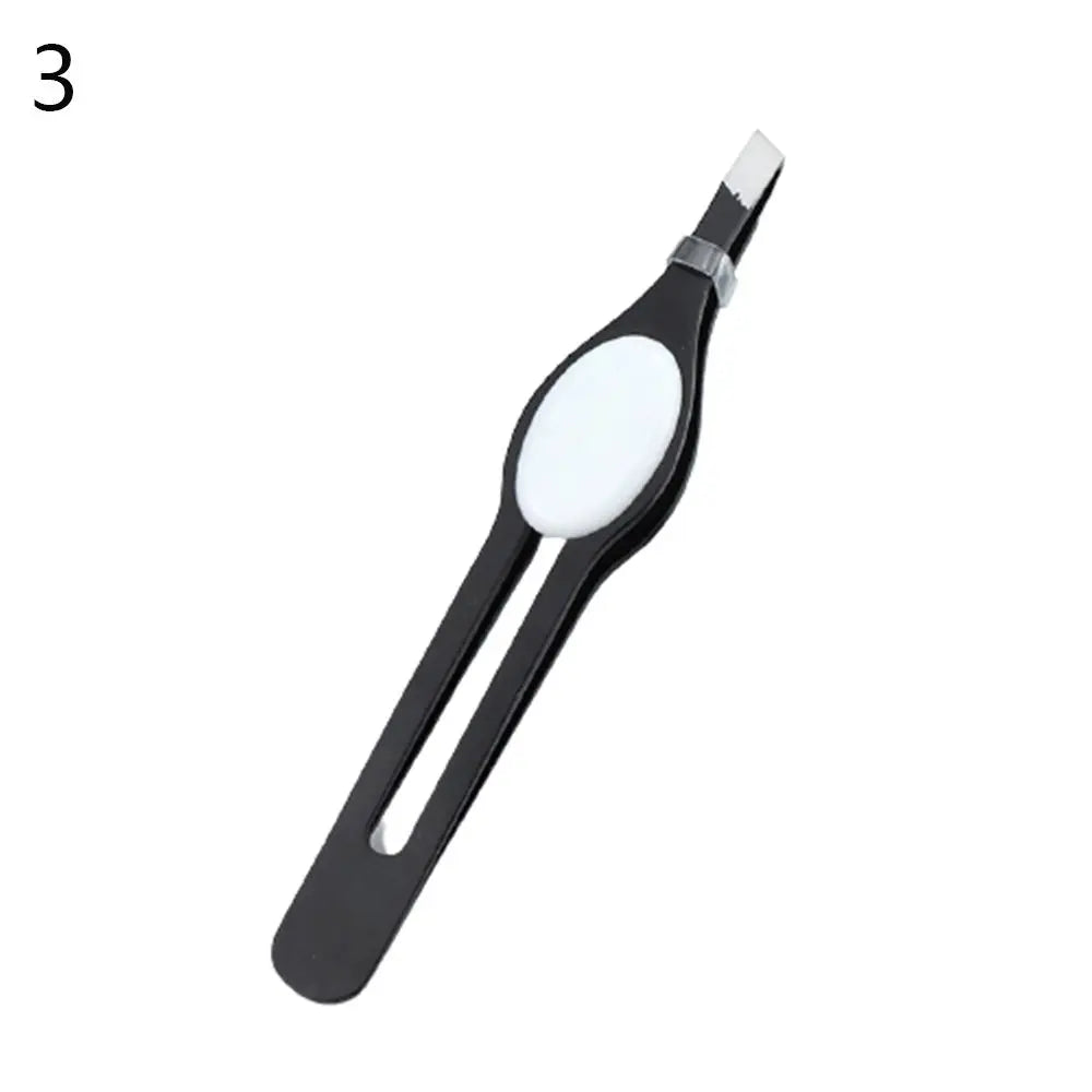 Slanted Stainless Steel Eyebrow Tweezer – Precision Hair Removal