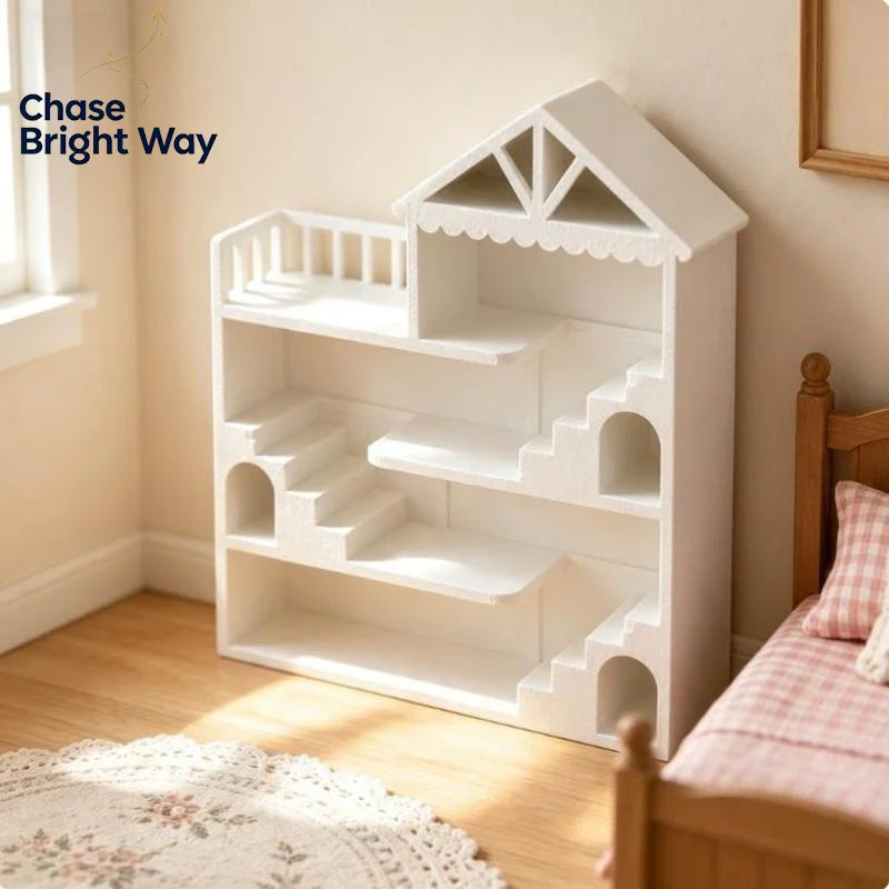 Mini House Display Shelf for Figurines & Blind Box Collectibles