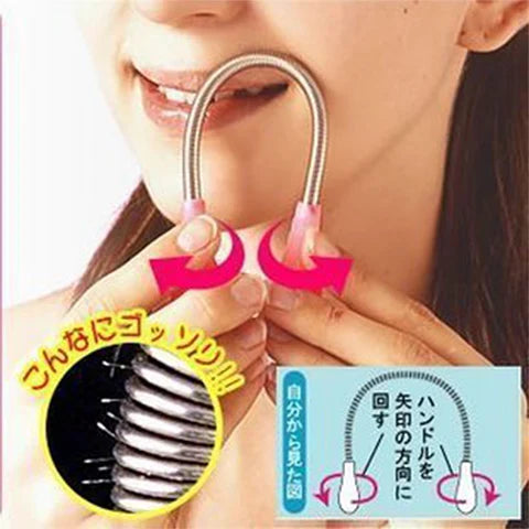 Spring Epilator Face Hair Remover Threading Tool for Women