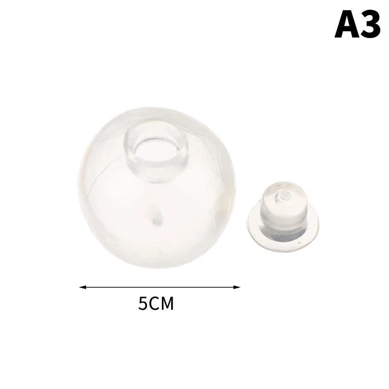 Transparent TPR Sphere DIY Ball Mold – Fillable Craft Shell