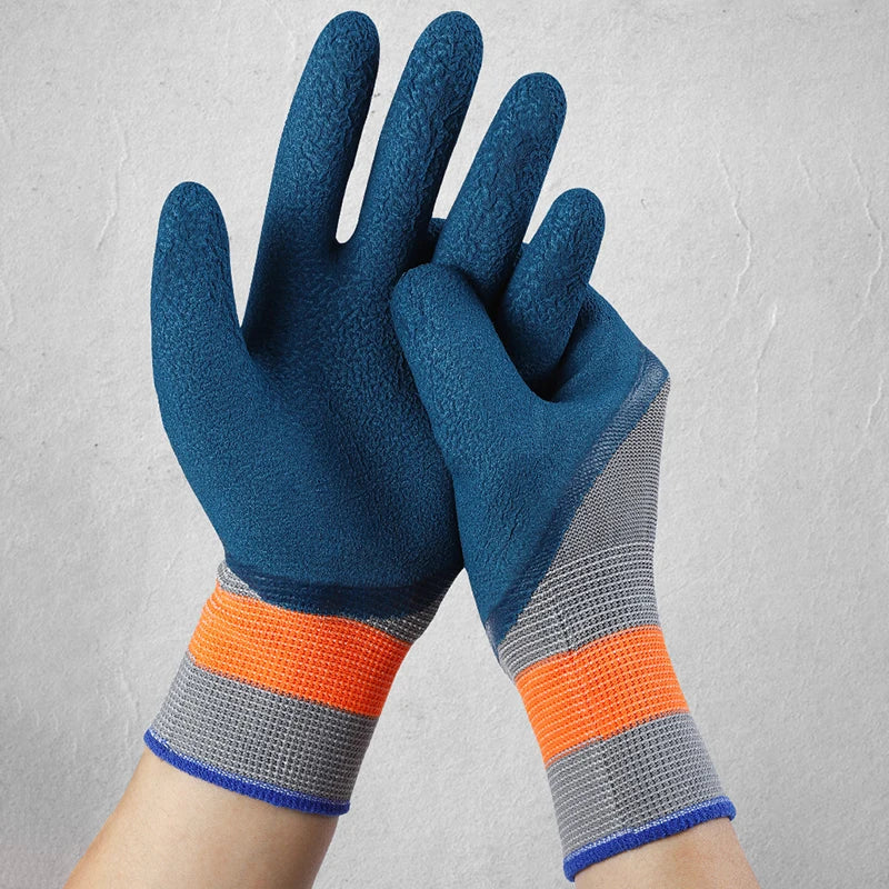 Rubber Work Gloves – Non-Slip Wear-Resistant Garden & Labor