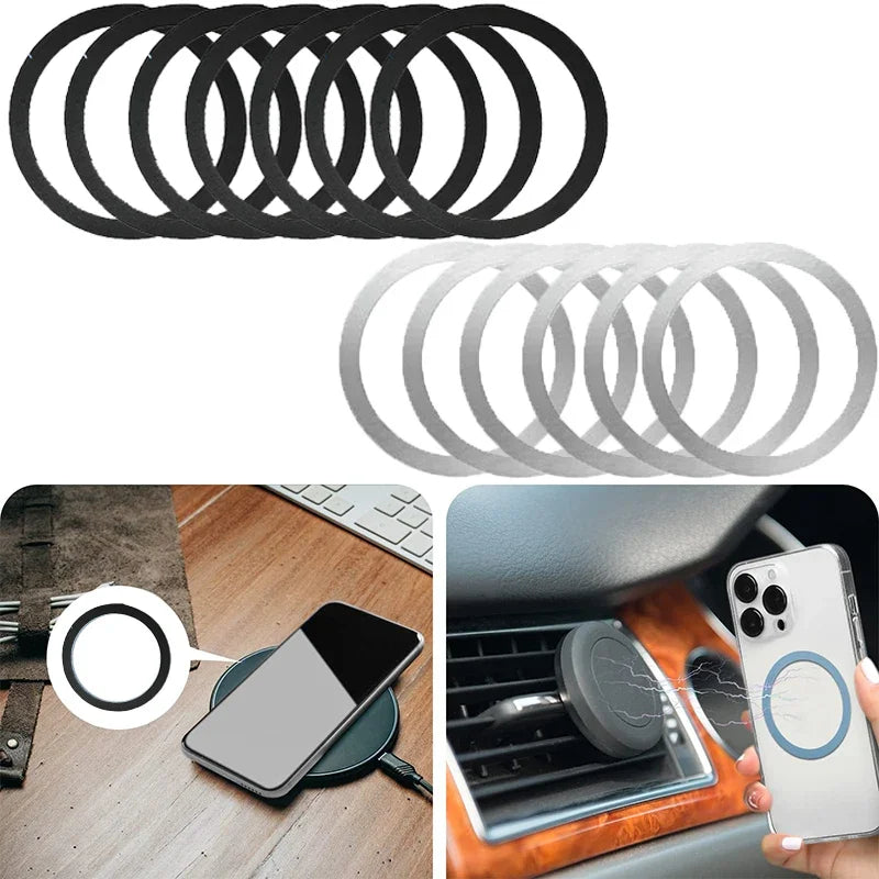 Magnetic Metal Ring Sticker for MagSafe & Car Phone Holder