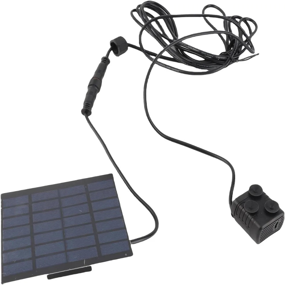 Solar Fountain Pump Kit – Adjustable Spray Heads, 160L/h