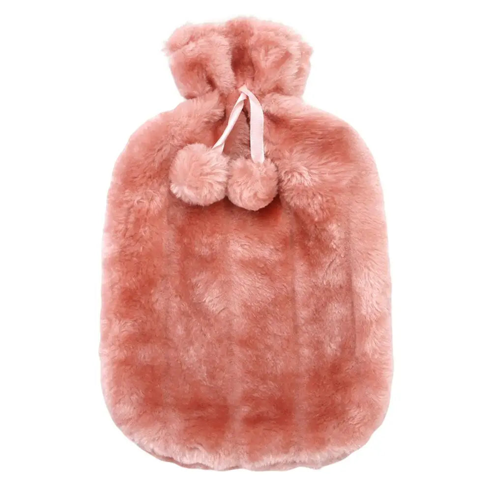 Plush Hot Water Bottle Cover – Washable 2L Bag Sleeve