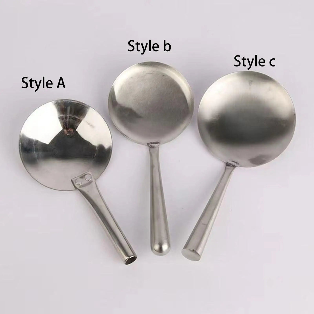 Stainless Steel Serving Spoon – Tofu Scoop & Rice Paddle
