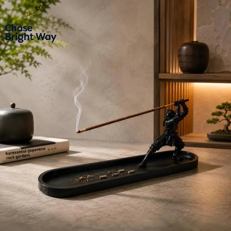 Samurai Katana Incense Holder – Ash Catcher Tray | Zen Décor