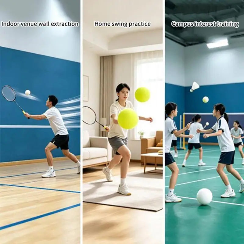 Solo Badminton Trainer Rebound Ball – Single Player Practice
