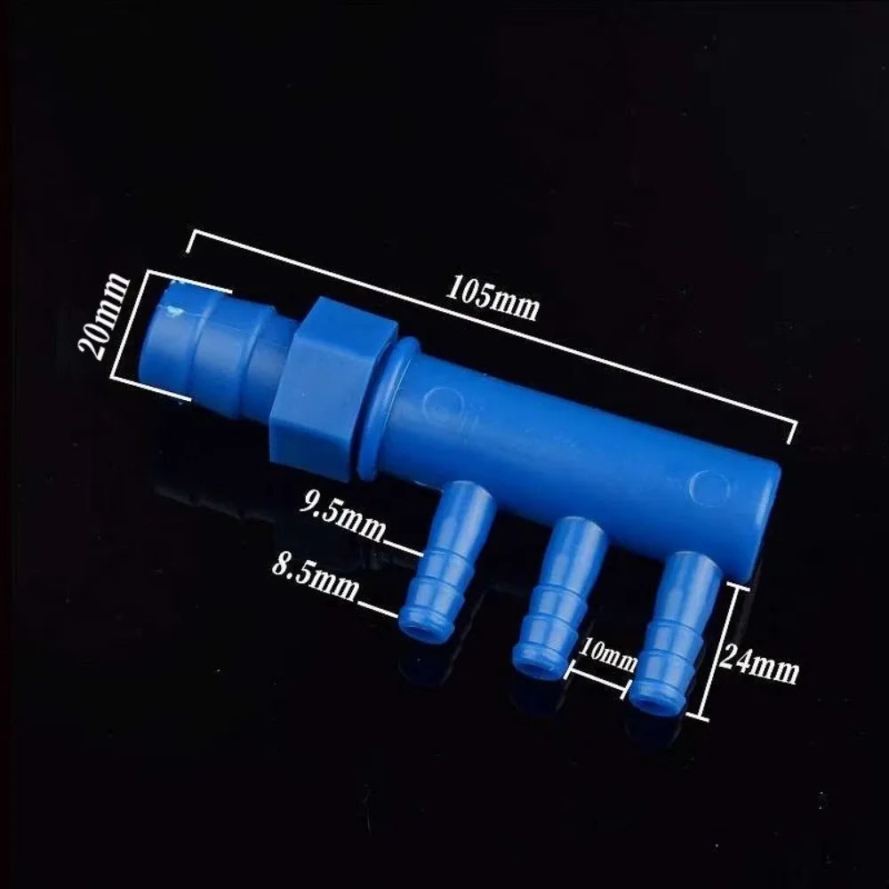 Y-Type Plastic Hose Splitter Manifold – 3-Way & 4-Way 9mm