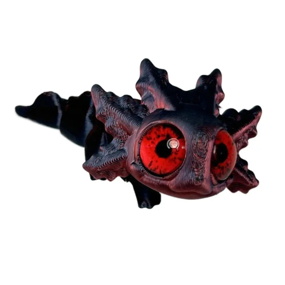 Articulated Salamander Figure – Colorful Miniature Toy Decor