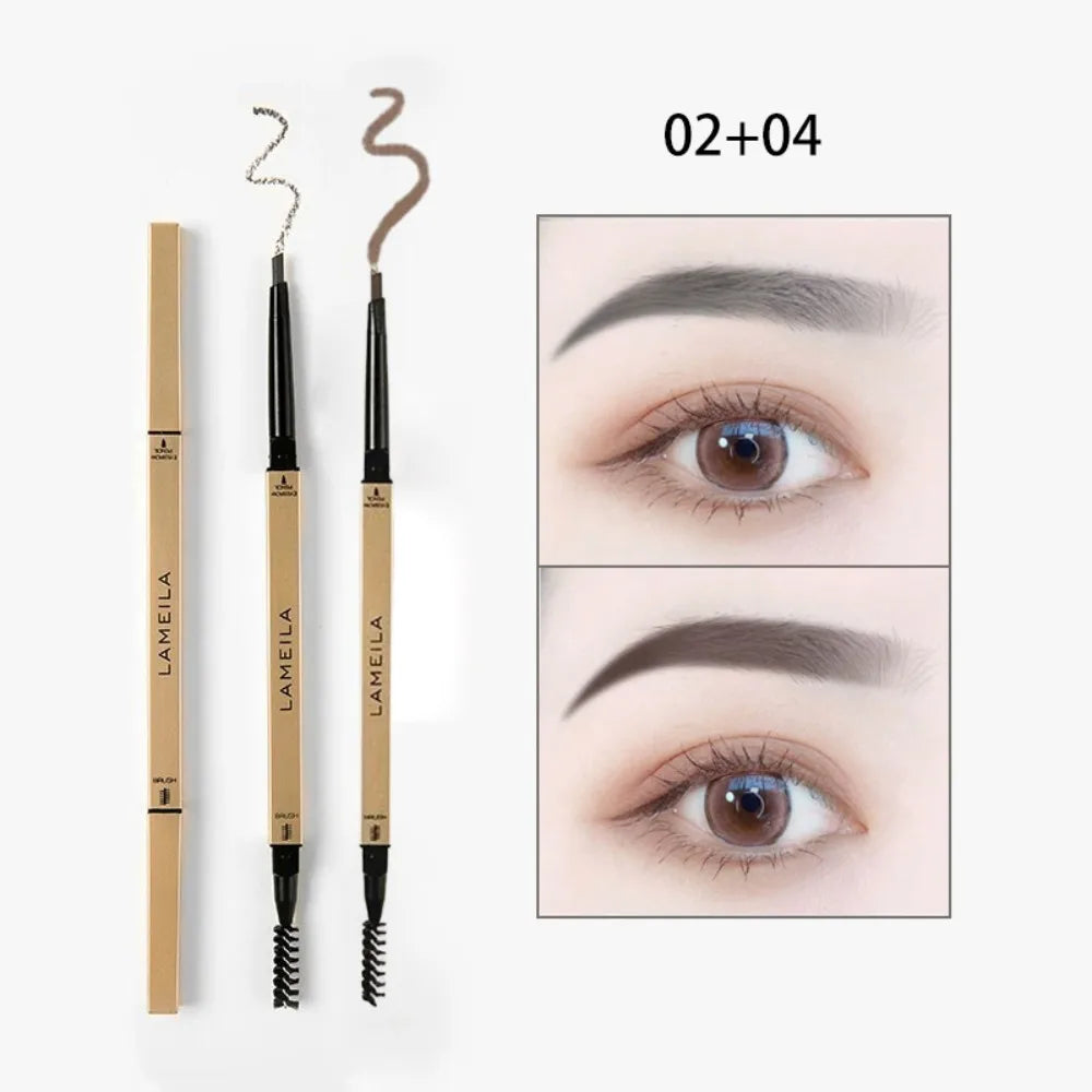 Ultra-Fine Dual-Ended Waterproof Eyebrow Pencil + Spoolie