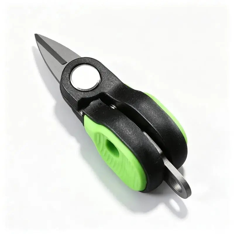 Mini Fishing Line Cutter – Serrated Stainless Steel Blade