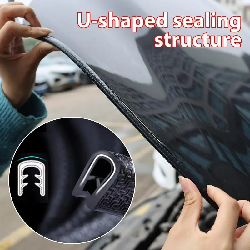 Universal Car Door Edge Protector Rubber Guard Strip 1/3M