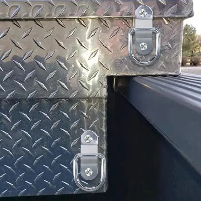 D-Ring Tie Down Anchors with Screws – Car Boat Trailer Cargo