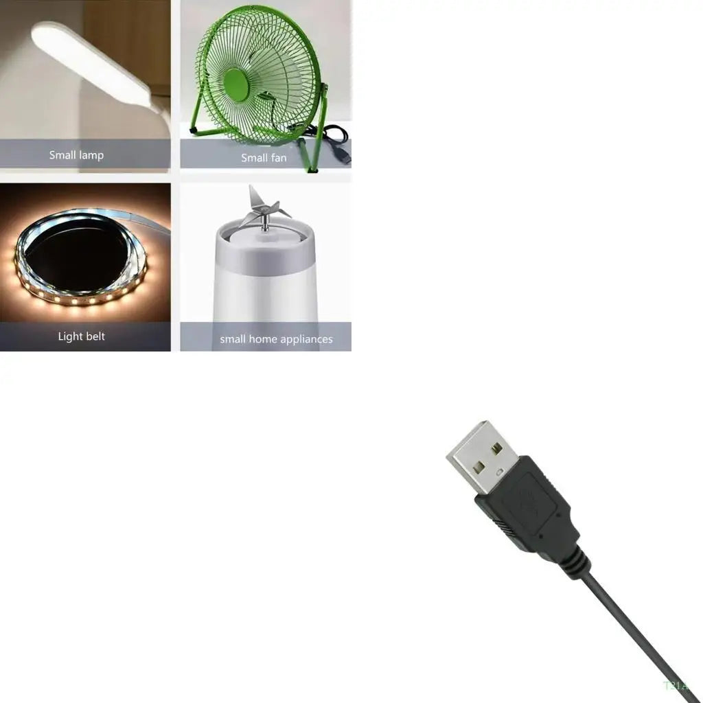 USB Male 2-Wire Pigtail Power Cable with On/Off Switch | DIY