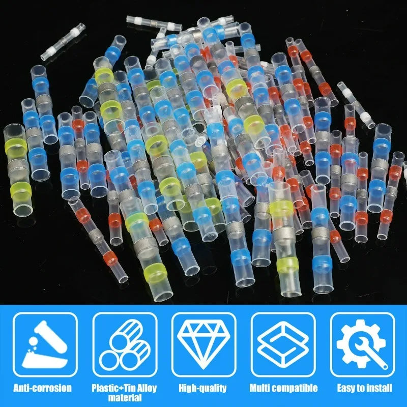 Waterproof Solder Seal Heat Shrink Wire Connectors 50/100 Pcs