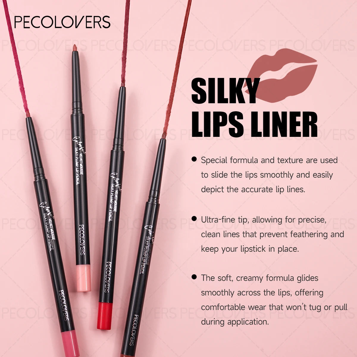 Waterproof Long-Lasting Lip Liner & Lipstick Pen | SAMMY