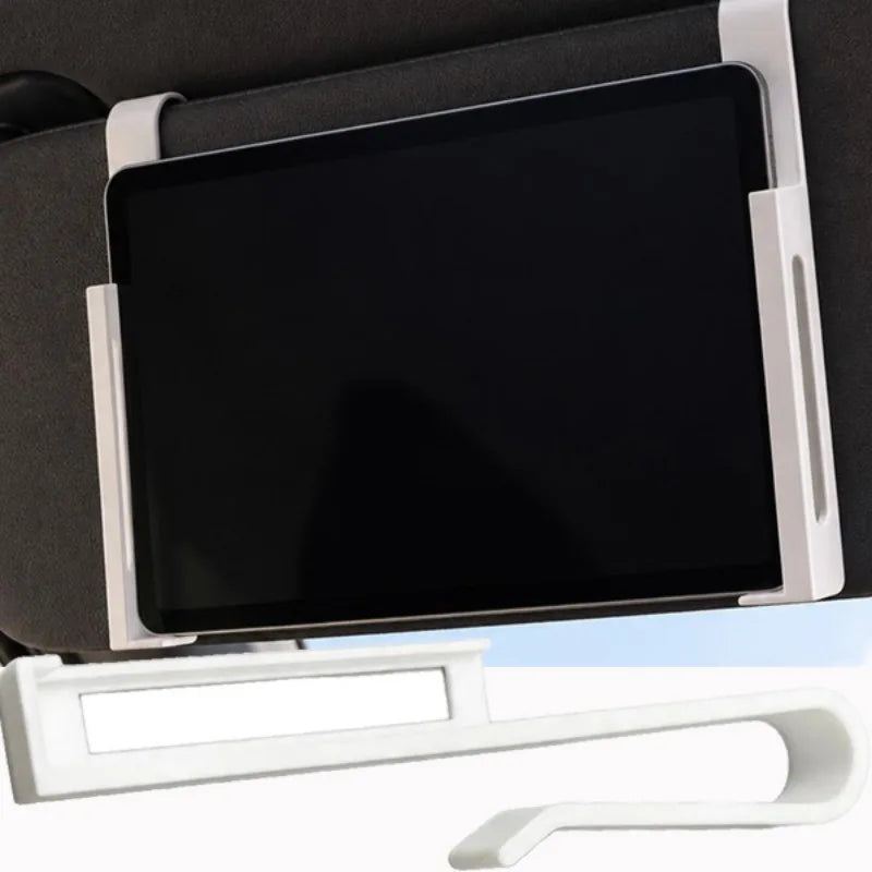 Sun Visor Tablet & Phone Mount – Clip-On Car Visor Holder