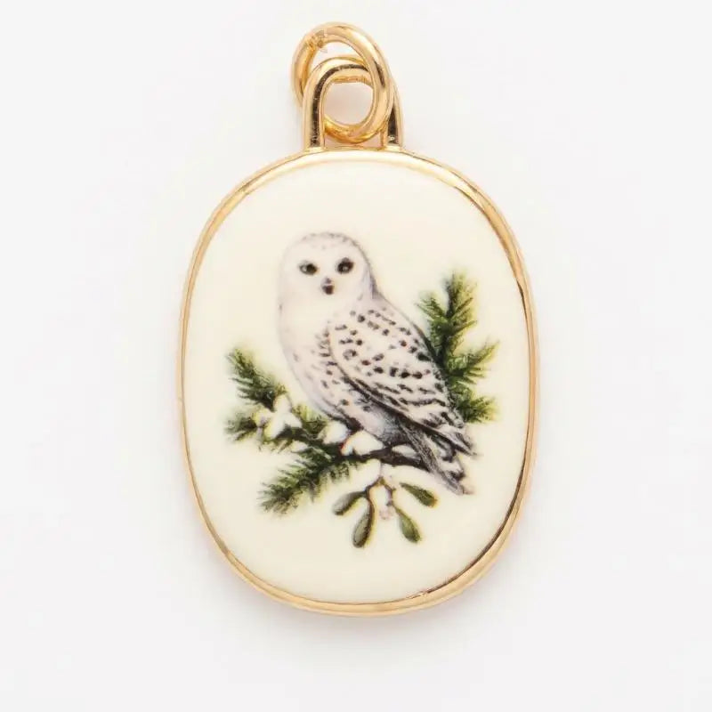 Vintage Oval Enamel Copper Pendants – DIY Jewelry Charms