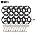 Car Seat Cover Clip Fasteners – 10-Pack Universal Buckle Set