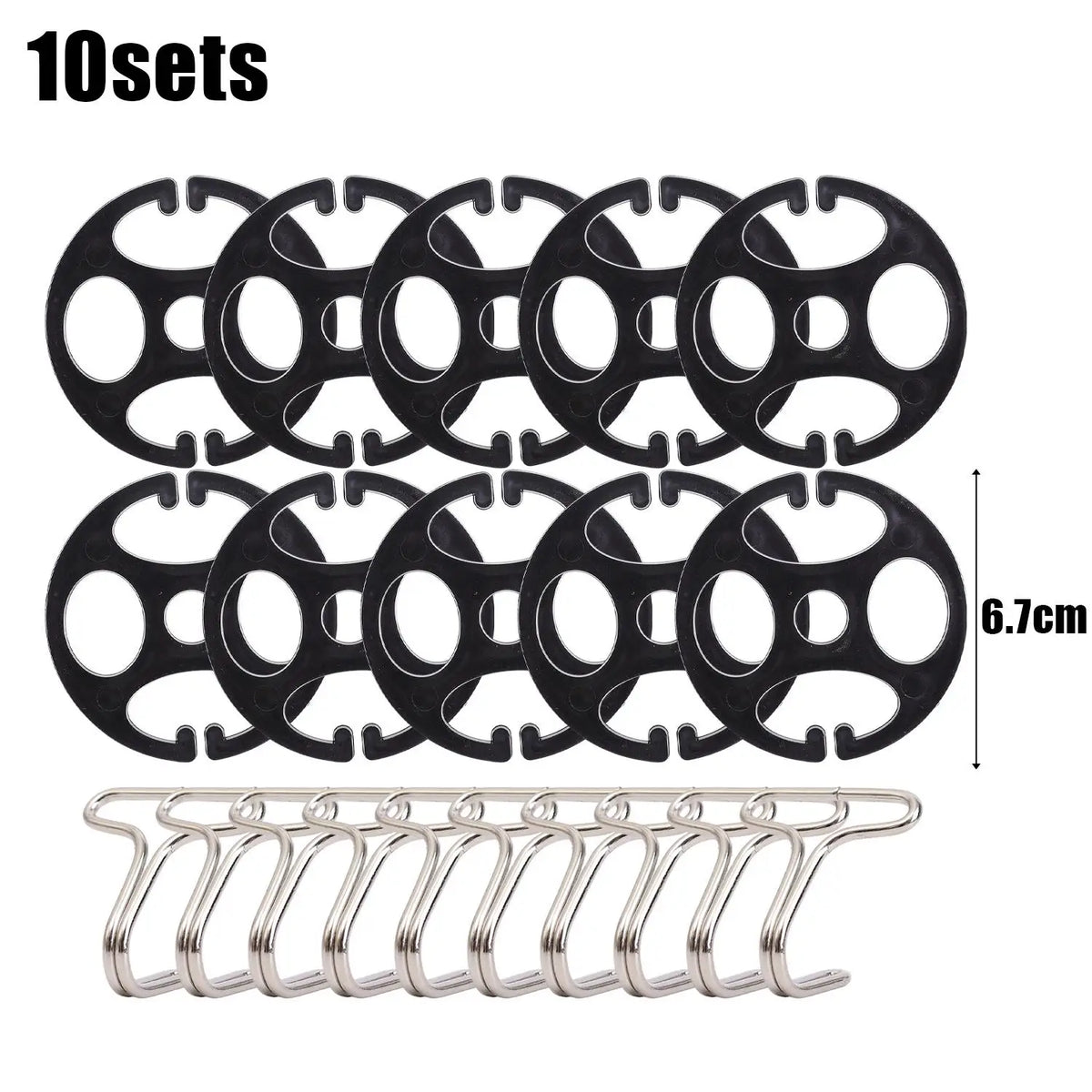 Car Seat Cover Clip Fasteners – 10-Pack Universal Buckle Set