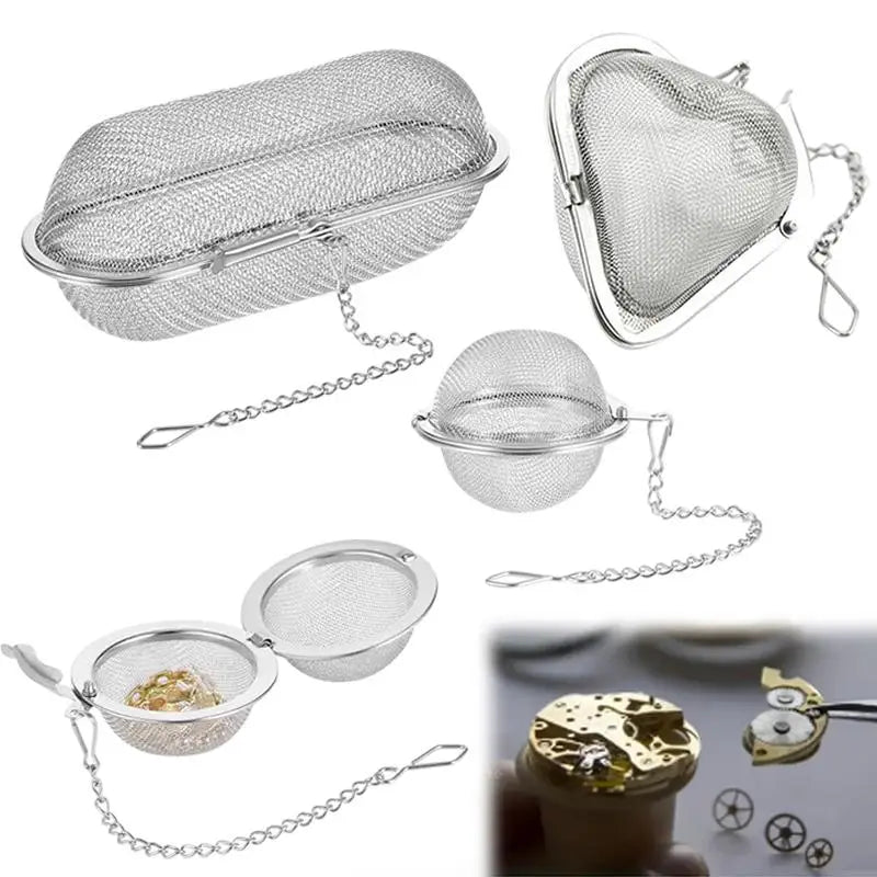 Stainless Steel Ultrasonic Cleaner Mesh Basket – Multi-Size