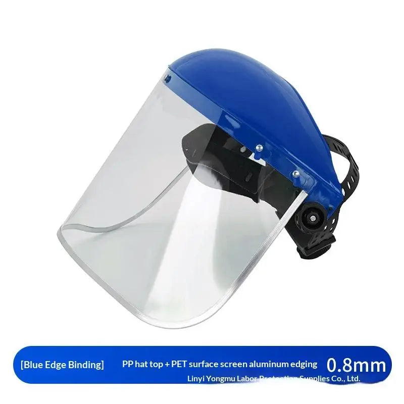 Garden Trimmer Safety Helmet with Full Face Mesh Shield