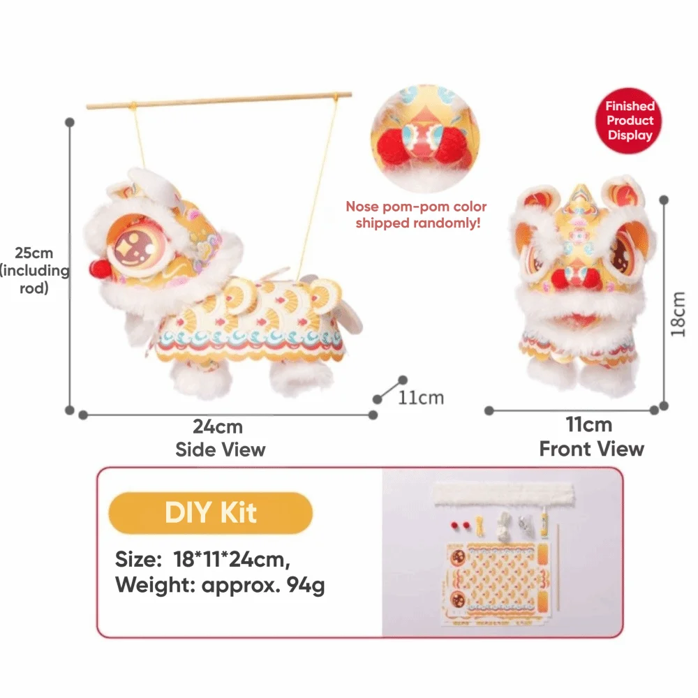 DIY Lion Dance Lantern Kit – Chinese New Year Hanging Décor
