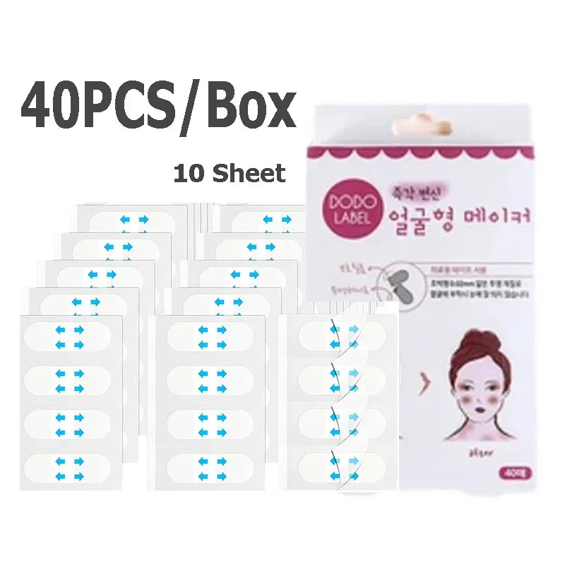 V-Lift Face Tape – Invisible Adhesive Lifting Patches 20 Sheets