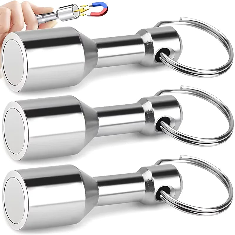 Super Strong NdFeB Pocket Magnet – Keychain Hook & Hanging Tool