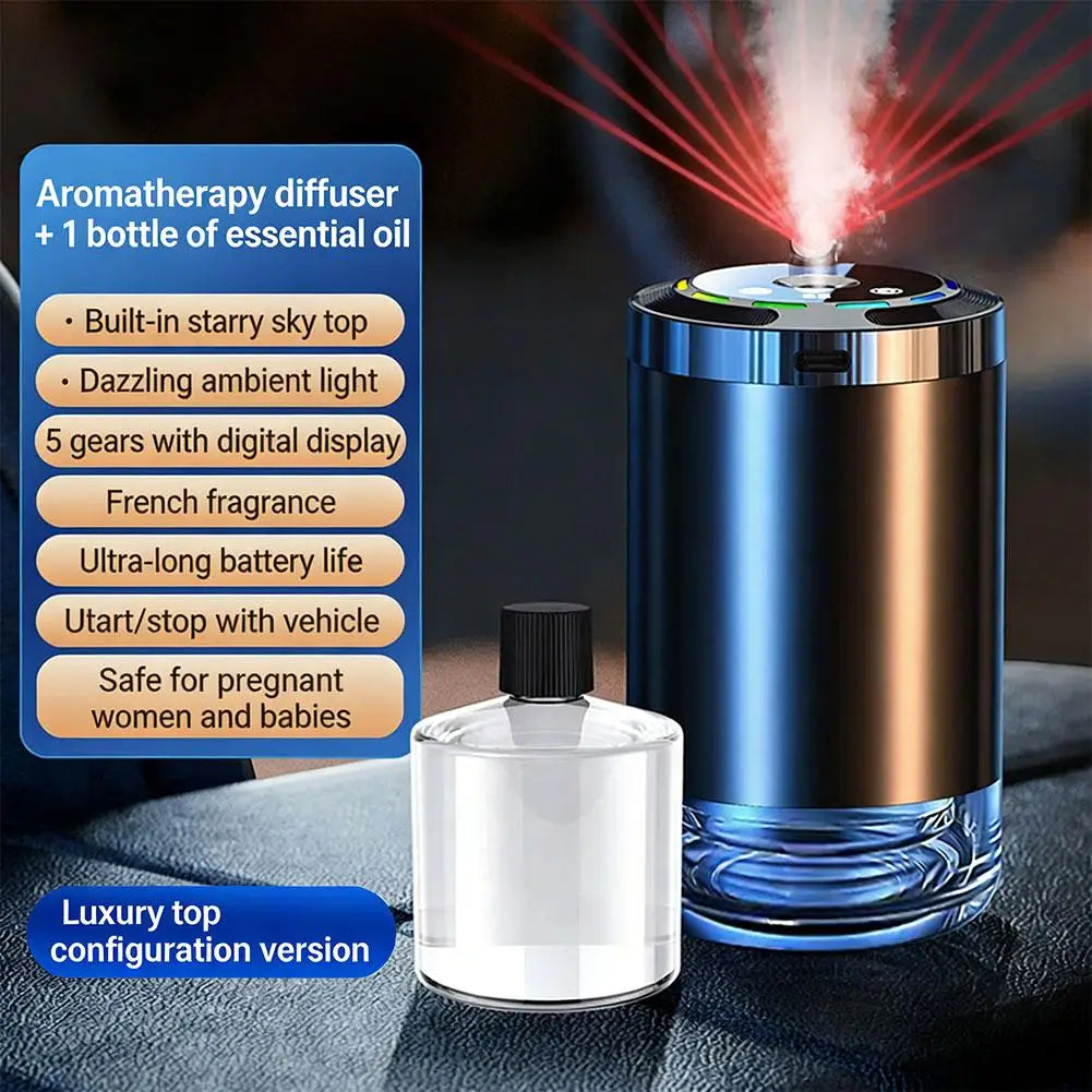 Smart Car Air Freshener with Ambient LED Light | SAMMY