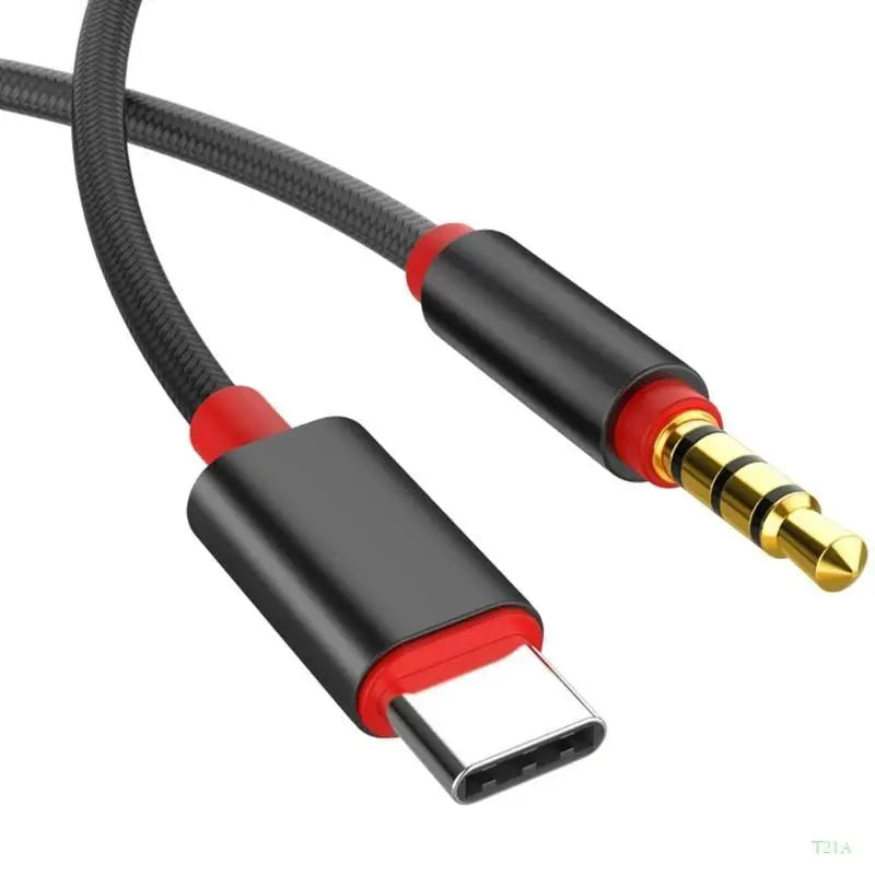 USB-C to 3.5mm Audio Adapter Cable – 1m Male Stereo
